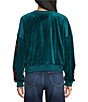 Le Lis Long Sleeve Round Neck Presents And Bows Sequin Embroidered Cropped Sweatshirt - Image 2
