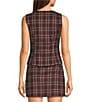 Le Lis Plaid Button Front Vest - Image 2