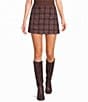 Le Lis Plaid Mini Skirt - Image 1
