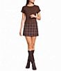 Le Lis Plaid Mini Skirt - Image 3