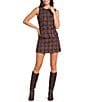 Le Lis Plaid Mini Coordinating Skirt - Image 3