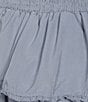Le Lis Smocked Waist Tiered Lace Trim Mini Skirt - Image 4