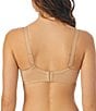 Color:Natural - Image 2 - Dream Tisha Full-Busted Contour Underwire U-Back Lace T-shirt Bra
