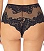 Color:Black - Image 2 - Lace Allure High Waisted Thong