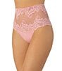 Color:Rosebud - Image 1 - Lace Allure High Waisted Thong