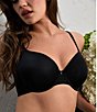 Le Mystere Lace Allure Soft Convertible Contour Bra, Color:Black - Image 4