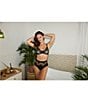 Le Mystere Lace Allure Unlined Scoop Neck Adjustable Bra, Color:Black - Image 12