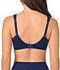 Le Mystere Safari Full Coverage Unlined Back Smoothing Bra, Color:True Navy - Image 2