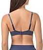 Le Mystere Safari Plunge Full-Busted Contour Underwire Square Back T-Shirt Bra, Color:Azure Blue - Image 2