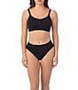 Le Mystere Seamless Comfort Bralette, Color:Black - Image 3