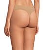 Le Mystere Seamless Comfort Thong Panty, Color:Natural - Image 2