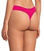 Color:Pink Daiquiri - Image 2 - Seamless Comfort Thong Panty