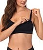 Le Mystere Seamless Comfort Wire-Free Nursing Bralette, Color:Black - Image 3