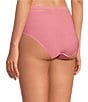 Le Mystere Second Skin Stripe Elastic Brief Panty, Color:Blossom - Image 2