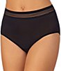 Color:Black - Image 1 - Second Skin Brief Panty