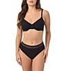 Le Mystere Second Skin Minimizer Bra, Color:Black - Image 3