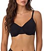 Le Mystere Second Skin Minimizer Bra, Color:Black - Image 1