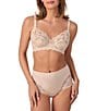 Le Mystere Softluxe Lace Cut & Sewn Underwire Bra, Color:Softshell - Image 3