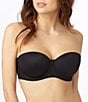 Color:Black - Image 1 - Soiree Full-Busted Underwire Contour Convertible Strapless Bra