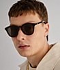 Le Specs Bandwagon Round 51mm Sunglasses, Color:Black Tortoise - Image 3
