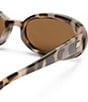 Le Specs Unisex Outta Love 51mm Tortoise Oval Sunglasses, Color:Cookie Tortoise - Image 3