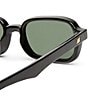 Le Specs Unisex Pilferer 53mm Rectangle Sunglasses, Color:Black - Image 3