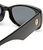 Le Specs Unisex Unreal! 52mm Rectangle Sunglasses, Color:Shiny Black - Image 3