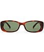 Le Specs Unisex Unreal! 52mm Rectangle Sunglasses, Color:Toffee Tortoise - Image 2
