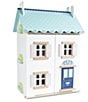 Color:Multi - Image 1 - Blue Belle Cottage Dollhouse