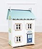 Color:Multi - Image 4 - Blue Belle Cottage Dollhouse