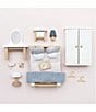 Color:Multi - Image 6 - Daisylane Bedroom Furniture Set for Dollhouse