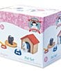 Color:Multi - Image 3 - Daisylane Wooden Pet Set for Dollhouse