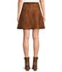 Le'AL.X Suede A-Line Coordinating Mini Skirt - Image 2
