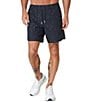 Legends Luka Drawstring Moisture Wicking Splatter Print 5#double; Inseam Shorts - Image 1