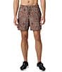 Legends Luka Paisley Tile Print 7#double; Inseam Shorts - Image 1