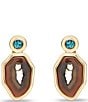 Lele Sadoughi Agate Resin Statement Drop Earrings - Image 1