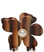 Lele Sadoughi Lily Floral Pearl Claw Clip - Image 1