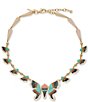 Lele Sadoughi Wild Butterfly Statement Necklace - Image 1