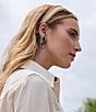 Lele Sadoughi Wild Butterfly Wing Clip Earrings - Image 3