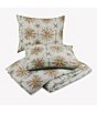 Color:Light Blue - Image 4 - Chauveau Reversible Floral Print Comforter Mini Set