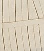 Color:Arctic/Ivory - Image 4 - Lennox Pin Stripe Pleated Cotton Linen Blend Coordinating Trouser Pant