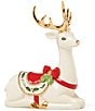 Lenox Holiday Christmas Reindeer Laying Figurine - Image 1