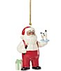 Lenox African American Santa Workshop Porcelain Ornament - Image 1