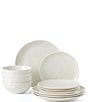 Lenox Bay Colors Collection 12-Piece Dinnerware Set, Color:White - Image 1