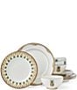 Lenox British Colonial Bamboo 12-Piece Dinnerware Set, Color:White - Image 1