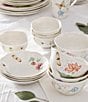 Color:White - Image 3 - Butterfly Meadow 28-Piece Dinnerware Set
