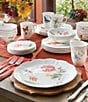 Color:White - Image 4 - Butterfly Meadow 28-Piece Dinnerware Set