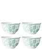 Color:Sage - Image 1 - Butterfly Meadow Cottage 4-Piece Rice Bowl Set