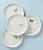 Color:Floral - Image 2 - Butterfly Meadow Vine Dinner Plates, Set of 4