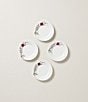 Lenox Chirp Saucers/Party Plates, Set of 4, Color:White - Image 2